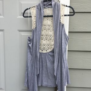 Grey cardigan